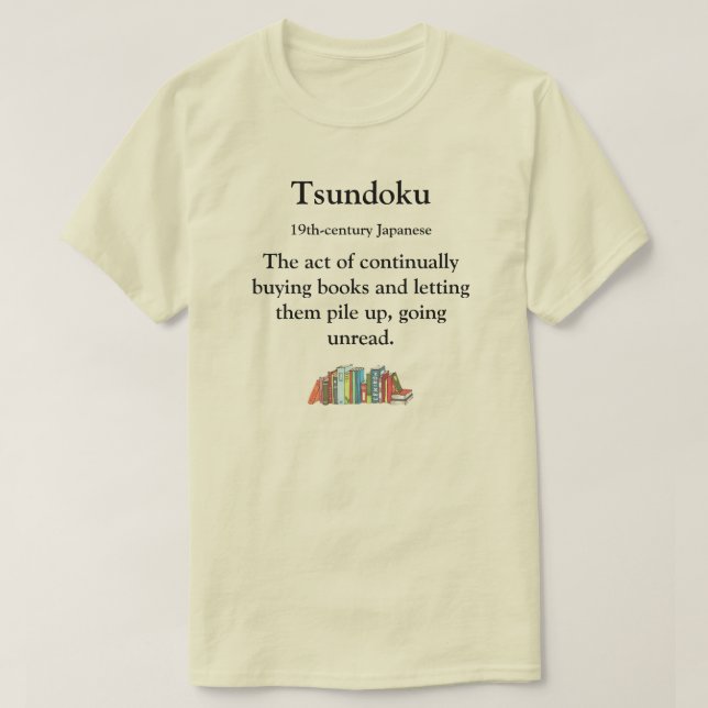 Tsundoku T-Shirt (Design vorne)
