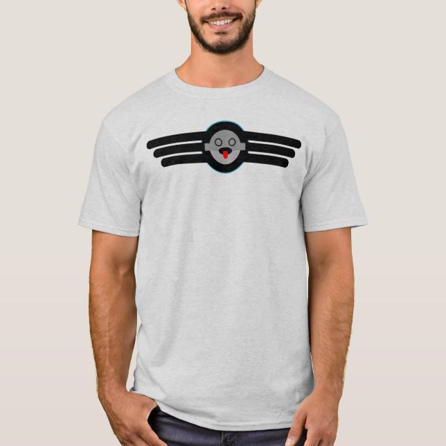 Tsung-Jo Clupkitz alien Manga Wappen verlängert T-Shirt (Vorderseite)