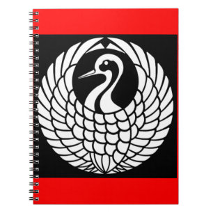 Tsuru Crane Notebook Notizblock