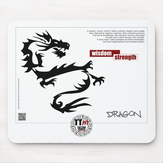 Tt-Bedeutungen - DRACHE Mousepad (Vorne)