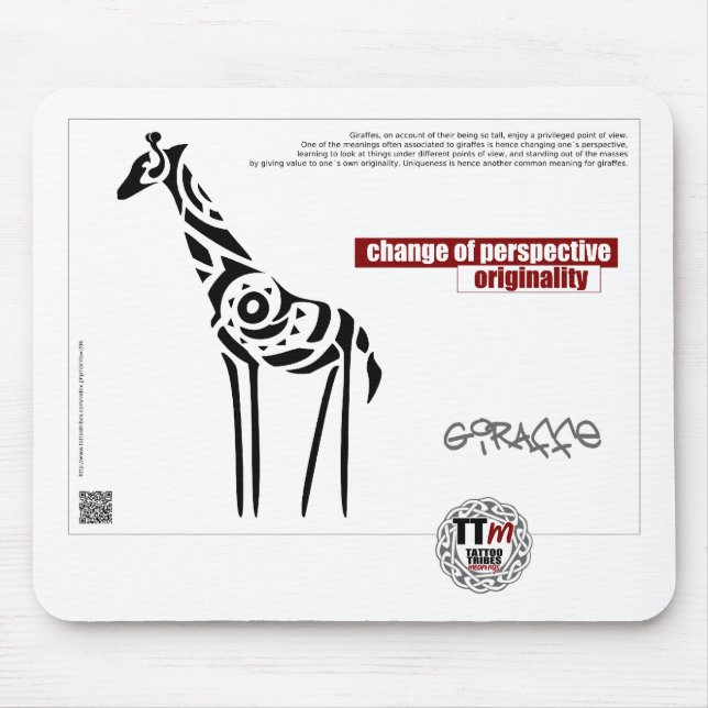 Tt-Bedeutungen - GIRAFFE Mousepad (Vorne)
