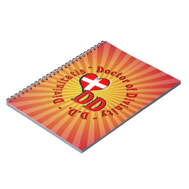 TT CIRCULAR ACRONYM LOGO DOKTOR DER DIVINITÄT NOTIZBLOCK (Linke Seite)