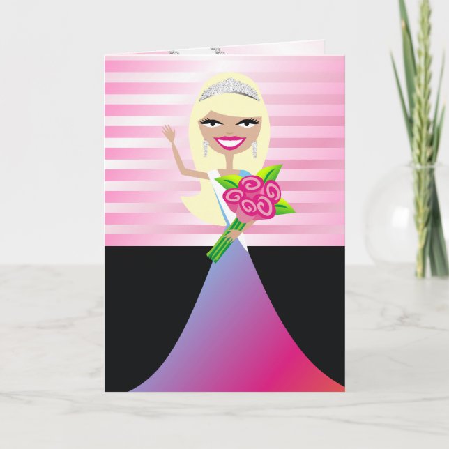 TT-In es, zum es zu gewinnen Karte der Blondinen-| (Vorderseite)