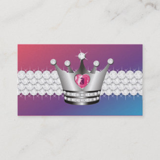 TT-Perfekte Prinzessin Premium Platinum Paper Visitenkarte