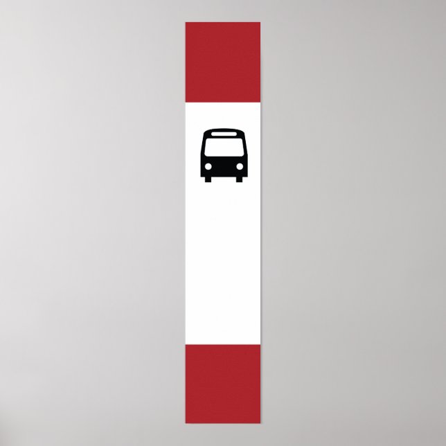 TTC Bus Stopp Poster (Vorne)