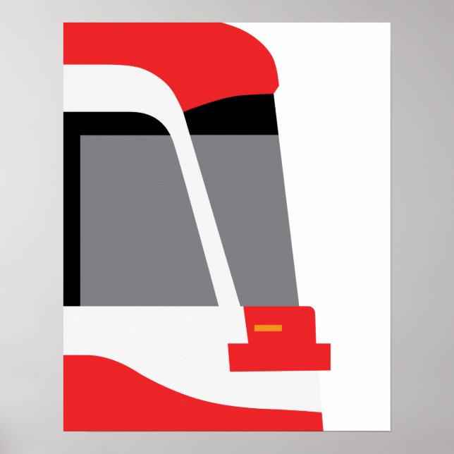 TTC New Streetcar Profile Poster (Vorne)