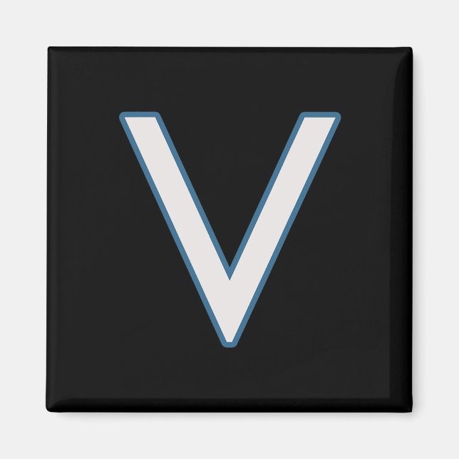 Ttlefield V Letter Games Funny Gaming Video Game G Magnet (Vorne)