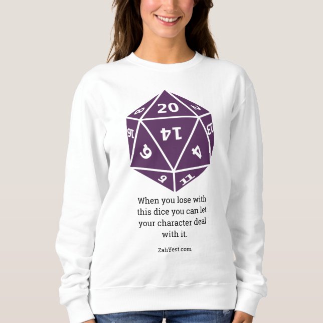 TTRPG Tabletop RPG Gamer d20 T - Shirt (Vorderseite)