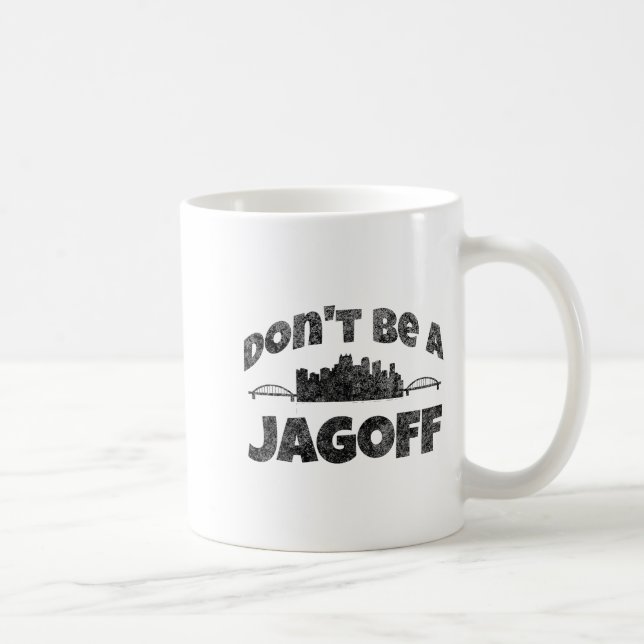 Ttsburgh Jagoff Yinz Funny Yinzer Steel City 412 H Kaffeetasse (Rechts)