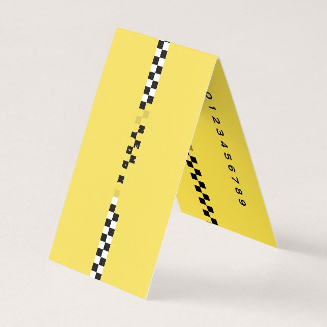 TTTs - New York - gefaltete Visitenkarte Visitenkarten (Rückseite)