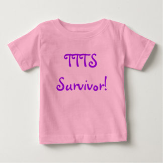 TTTS Überlebend-Säugling kurz Baby T-shirt