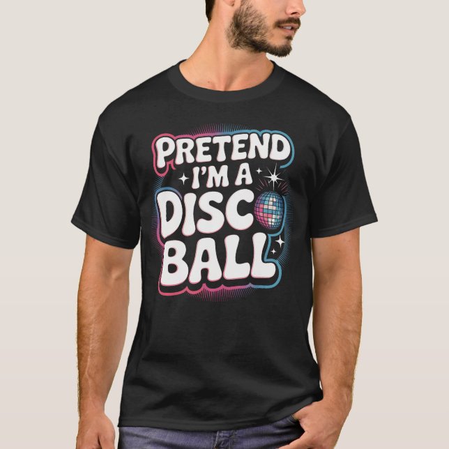 Tu Als Disco-Kugel T-Shirt (Vorderseite)