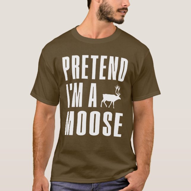 Tu als Elch vor T-Shirt (Vorderseite)