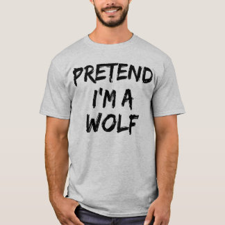 Tu als Wolf Halloween Lustig T-Shirt