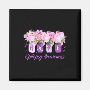 Tu Epilepsy Bewusstsein Monat Kostüme Blume Band Magnet