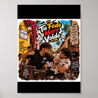 Tu Fodo Mare Voldo — Friends Today Rivals Still Go Poster