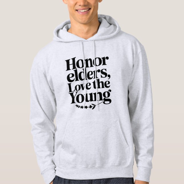 Tu heute etwas, das dir morgen hilft hoodie (Vorderseite)