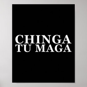 Tu Maga Anti Trump Mexikanisches lateinisches Wort Poster