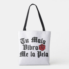 Tu mala vibria me la pela Einkaufstasche