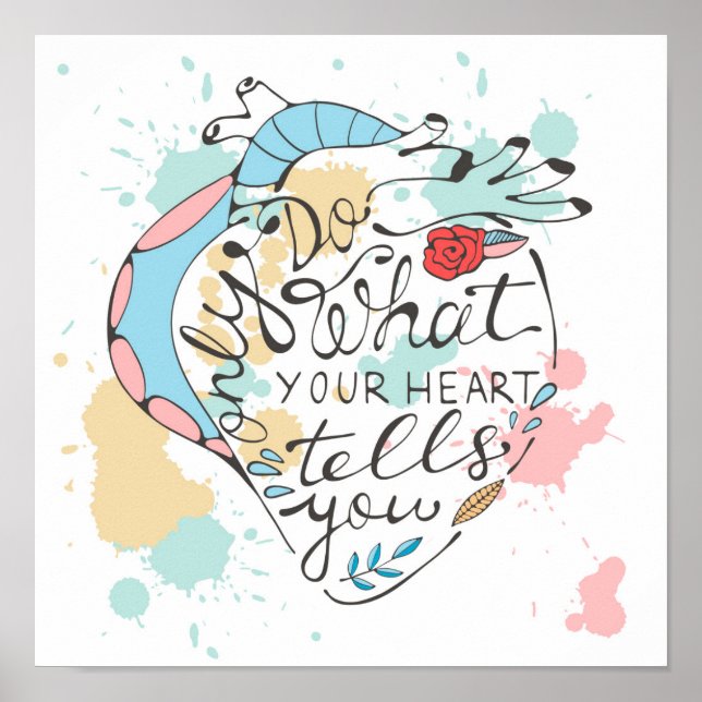 Tu nur, was dein Herz dir sagt Poster (Vorne)