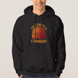 Tu so als Erdbeeren-Gruppe passendes Halloween Hoodie