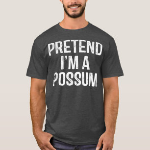 Tu so, als ob ich ein Possum-lustiges Halloween-Ko T-Shirt