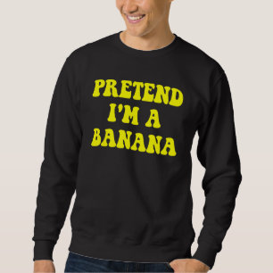 Tu so, als wäre ich ein aussehendes Halloween-Kost Sweatshirt