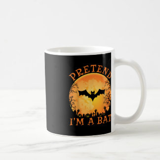 Tu so, als wäre ich ein Bat Costume Halloween Lazy Kaffeetasse