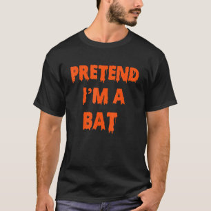 Tu so, als wäre ich ein Bat-Kostüm Halloween Lazy  T-Shirt