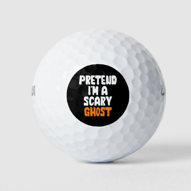 Tu so, als wäre ich ein Beängstigendes Halloween-K Golfball (Vorderseite)