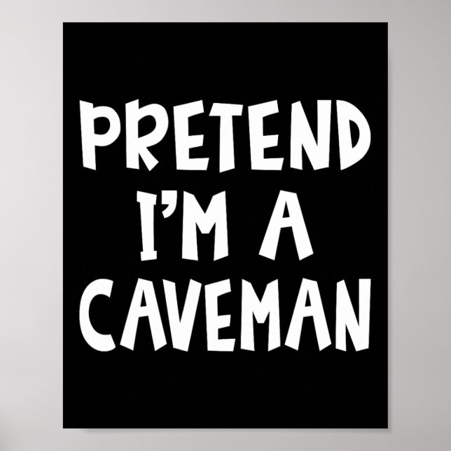 Tu so, als wäre ich ein Caveman Matching Costume L Poster (Vorne)