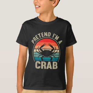 Tu so, als wäre ich ein Crab Vintagen Halloween Cr T-Shirt