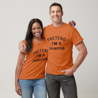 Tu so, als wäre ich ein Dalmatiner, der lange Hall T-Shirt