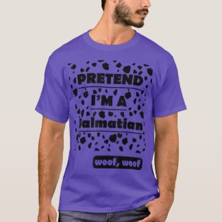Tu so, als wäre ich ein Dalmatiner-Holzbaum T-Shirt
