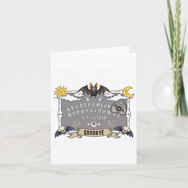 Tu so, als wäre ich ein Eraser Funny Lazy Hallowee Karte (Vorderseite)