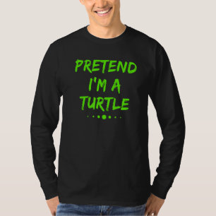 Tu so, als wäre ich ein faules Halloween-Kostüm ei T-Shirt