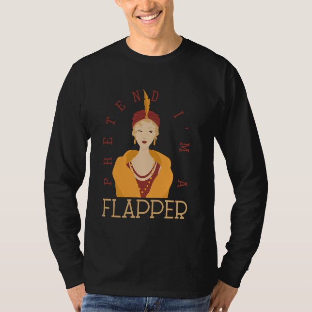 Tu so, als wäre ich ein flacher Bobbed Hair Subkul T-Shirt (Vorderseite)