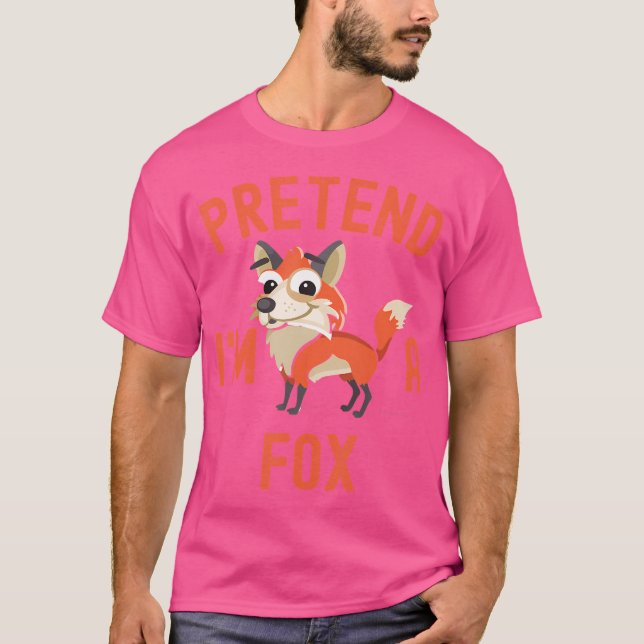 Tu so, als wäre ich ein Foxlazy Halloween T-Shirt (Vorderseite)