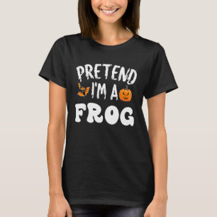 Tu so, als wäre ich ein Frosch Halloween-Kostüm Mä T-Shirt