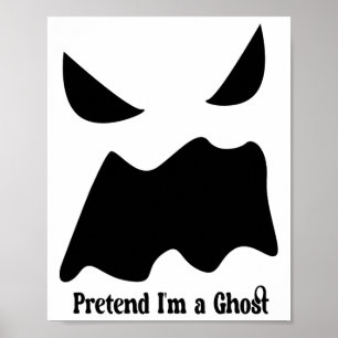 Tu so, als wäre ich ein Geist - Halloween-Geisterg Poster