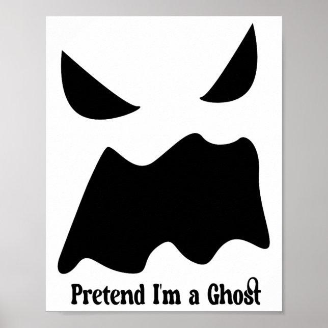 Tu so, als wäre ich ein Geist - Halloween-Geisterg Poster (Vorne)