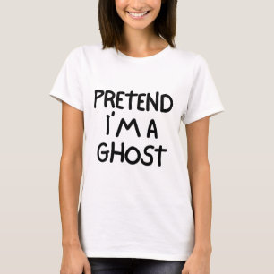 Tu so, als wäre ich ein Geist lustig Lazy Easy Hal T-Shirt
