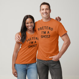Tu so, als wäre ich ein Geisterlustiges Halloween- T-Shirt