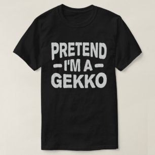 Tu so, als wäre ich ein Gekko Easy Lazy Halloween- T-Shirt