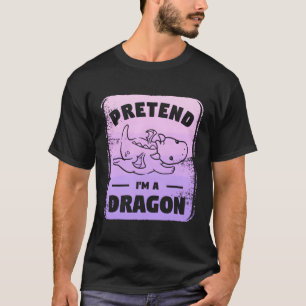 Tu so, als wäre ich ein Halloween-Drachen des Drac T-Shirt