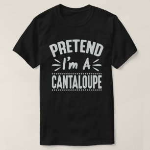 Tu so, als wäre ich ein kantaloupe-Lazy-Halloween T-Shirt