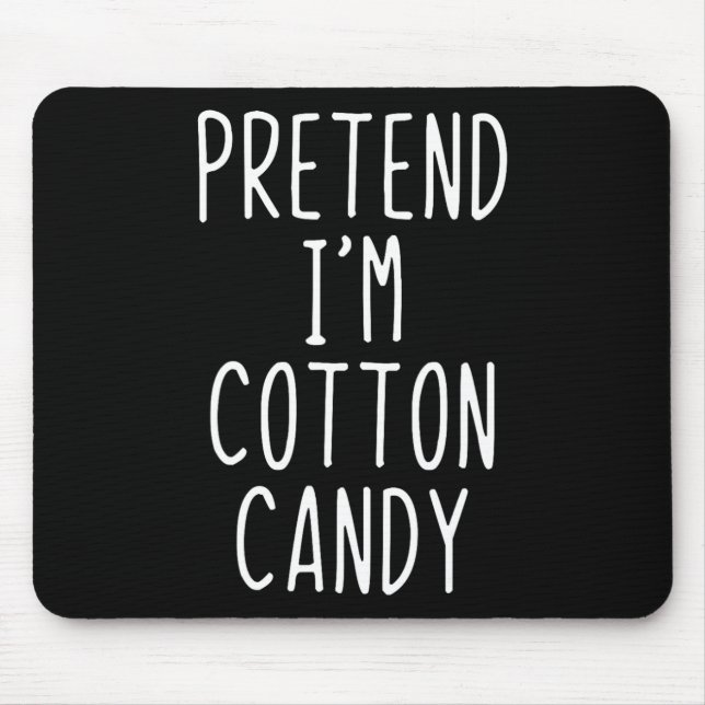 Tu so, als wäre ich ein kantinenfarbenes Halloween Mousepad (Vorne)