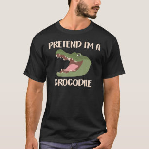 Tu so, als wäre ich ein Krokodil-Zähne für Krokodi T-Shirt