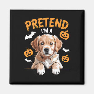 Tu so, als wäre ich ein lustiges Halloween-Kostüm Magnet