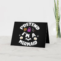 Tu so, als wäre ich ein Meerjungfrau-Funny-Hallowe